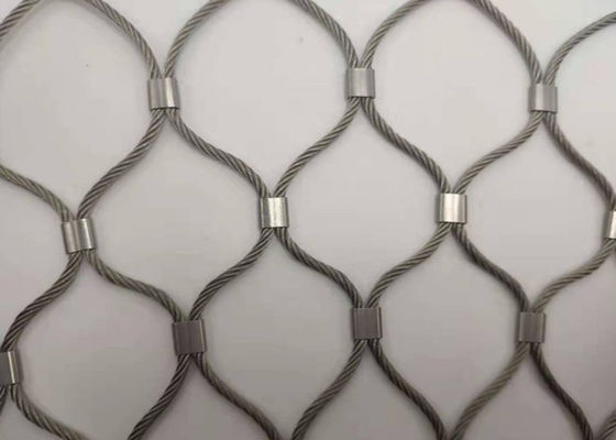 Ouverture flexible nouée de la fabrication AISI 316 18x18cm de câble d'acier inoxydable