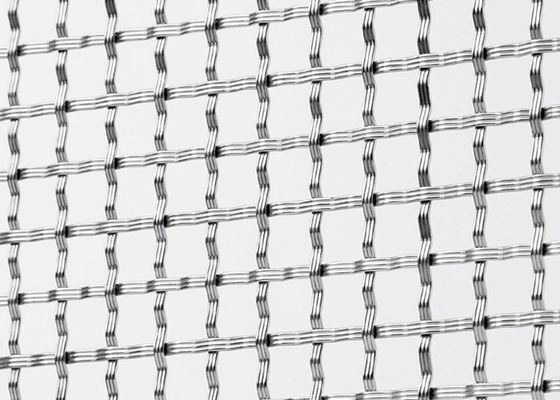 Balustrade acier inoxydable tissé architectural du grillage 304 de 3m x de 1.5m