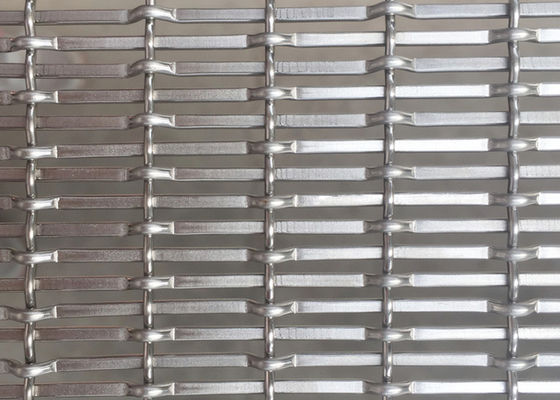 diviseurs architecturaux épais d'acier inoxydable Mesh Woven Wire Screen Space de 3mm