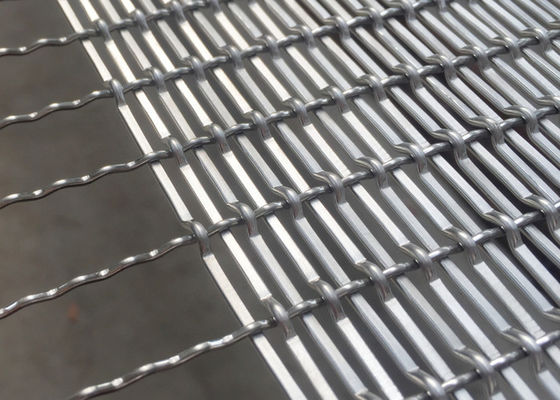 diviseurs architecturaux épais d'acier inoxydable Mesh Woven Wire Screen Space de 3mm