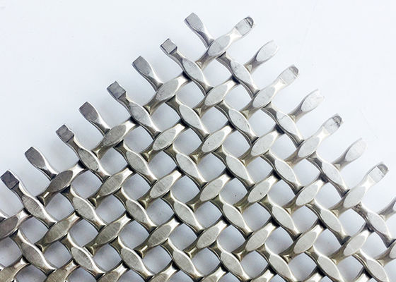 Fil tissé par métal naturel Mesh Decorative For Railing de la couleur Ss316
