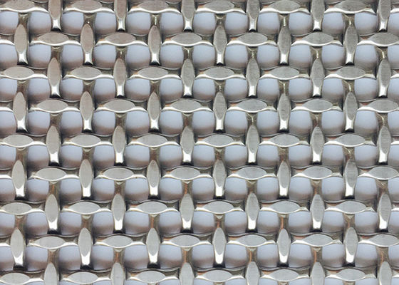 Fil tissé par métal naturel Mesh Decorative For Railing de la couleur Ss316