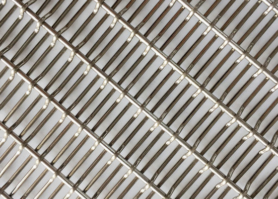 Maillage de fil tissé architectural en laiton certifié ISO9001-2015 pour le diamètre du fil 0,02 mm-2,03 mm Applications et performances