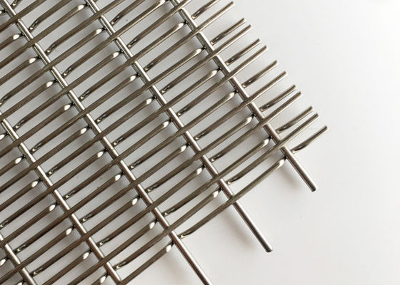 Maillage de fil tissé architectural en laiton certifié ISO9001-2015 pour le diamètre du fil 0,02 mm-2,03 mm Applications et performances