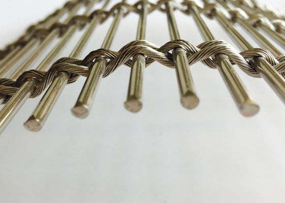 Corde Mesh Cladding d'acier inoxydable pour la maille architecturale d'acier inoxydable