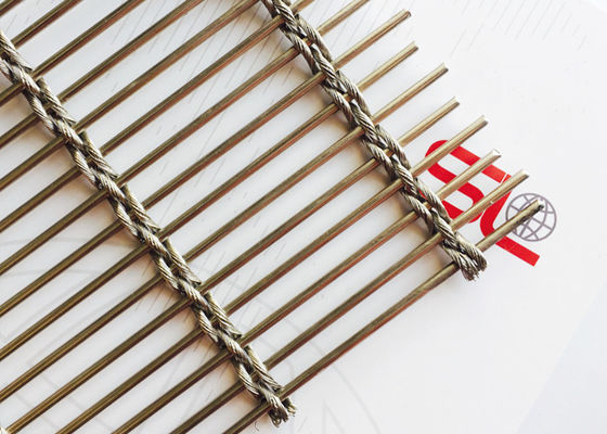 Corde Mesh Cladding d'acier inoxydable pour la maille architecturale d'acier inoxydable