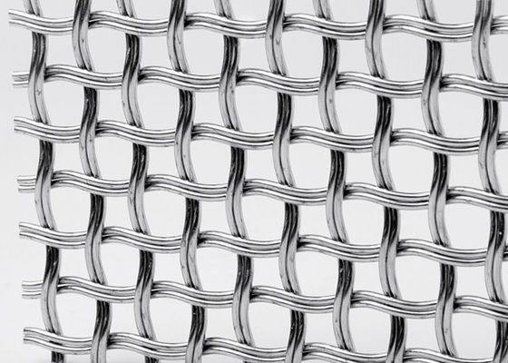Mesh Shape Helical Stainless Steel circulaire a serti par replis le fil Mesh For Partitions