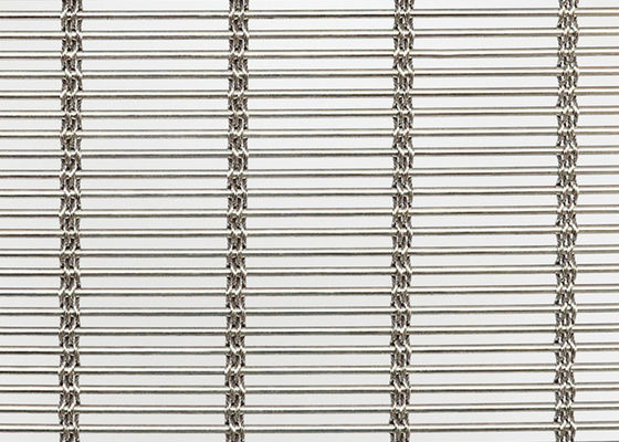 Métal architectural tissé Mesh Curtain du revêtement 3.5mm de MetalFabric
