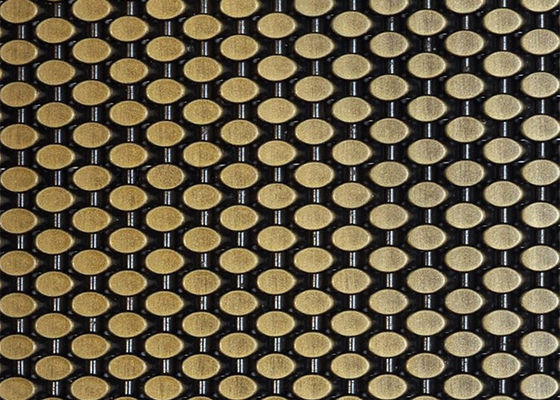 Façade architecturale rigide de Mesh Decorative Panels For Building de fil d'acier inoxydable