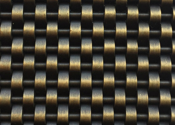 métal architectural Mesh Stainless Steel Bronze Color de 4mm pour le tissu de plafonds