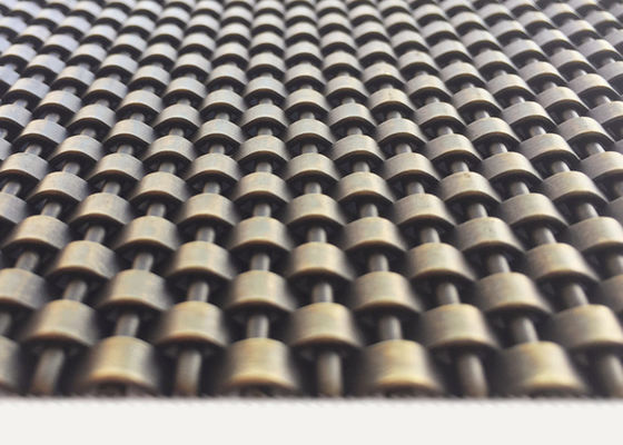 métal architectural Mesh Stainless Steel Bronze Color de 4mm pour le tissu de plafonds