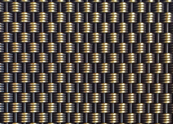 Ascenseur architectural de Mesh Antique Brass Decorative For en métal de solides solubles 304