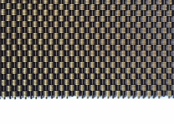 Ascenseur architectural de Mesh Antique Brass Decorative For en métal de solides solubles 304
