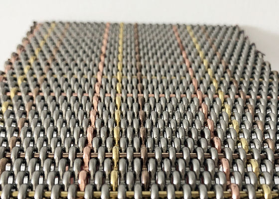Bâches architecturales serties par replis de Mesh Stainless Steel For Wall en métal