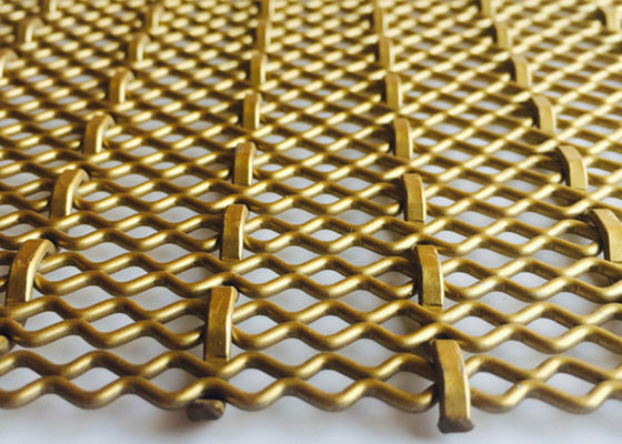 grillage tissé décoratif 4.0m x 2.0m de façade de 4.5mm