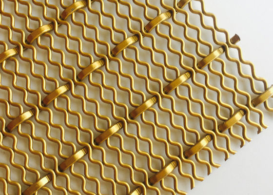 grillage tissé décoratif 4.0m x 2.0m de façade de 4.5mm