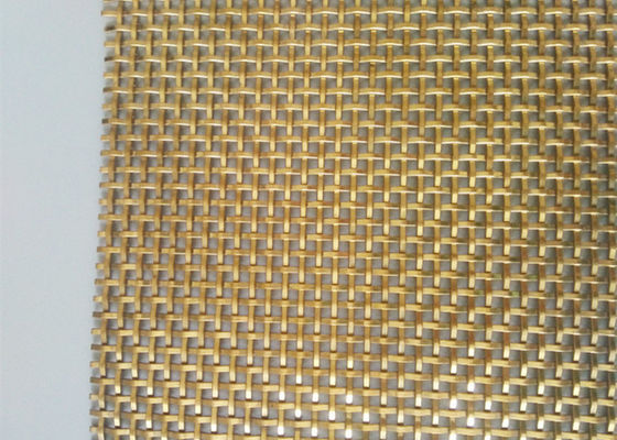 Le métal tissé lambrisse l'acier inoxydable Mesh For Cabinet Doors serti par replis de 3.2mm