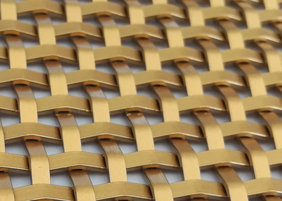 Fil tissé décoratif Mesh Panels For Cabinet de l'acier inoxydable 2.5mm