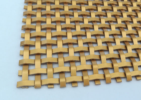 Fil tissé décoratif Mesh Panels For Cabinet de l'acier inoxydable 2.5mm
