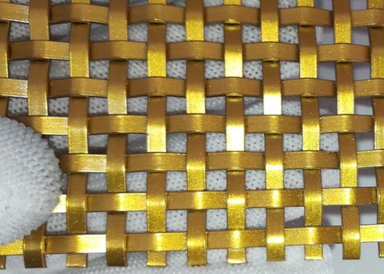 Fil tissé décoratif Mesh Panels For Cabinet de l'acier inoxydable 2.5mm