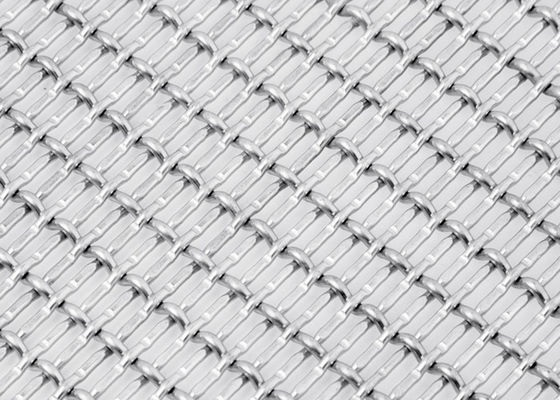 Acier inoxydable interstitiel de Mesh Metal Woven 304l de fil de cuir embouti de serrure pour le diviseur de pièce