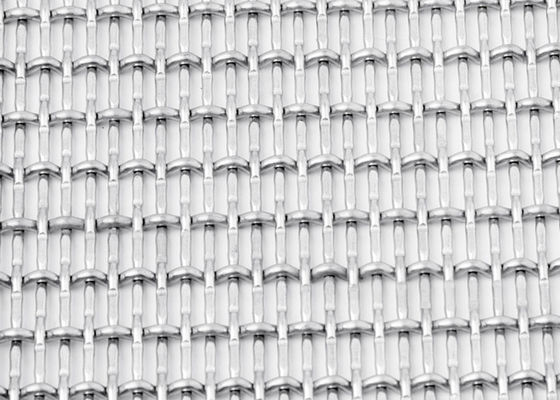 Acier inoxydable interstitiel de Mesh Metal Woven 304l de fil de cuir embouti de serrure pour le diviseur de pièce