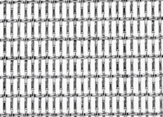 Acier inoxydable interstitiel de Mesh Metal Woven 304l de fil de cuir embouti de serrure pour le diviseur de pièce