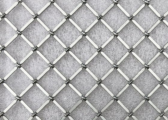 Portes serties par replis de Mesh Metal Screen For Cabinet de fil tissées par couleur naturelle de solides solubles