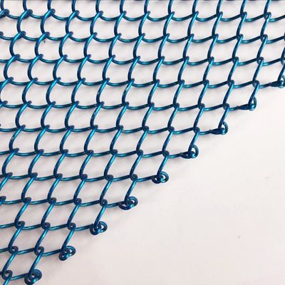 Rideaux en maille métallique et draperies en maille de bobine pour les cloisons des pièces