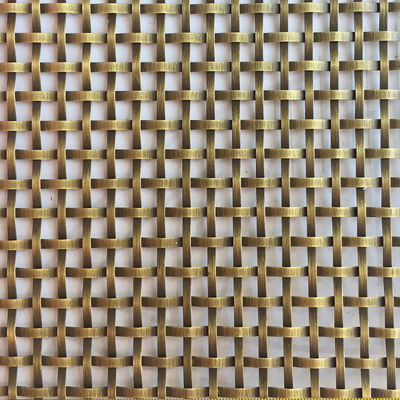 Maille métallique tissée architecturale polyvalente avec une épaisseur de 5 mm et un diamètre de câble de 2,0 mm x 3
