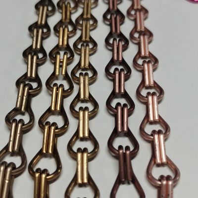 15.7 mm x 8.85 mm Taille Rideaux métalliques avec motif personnalisé en aluminium