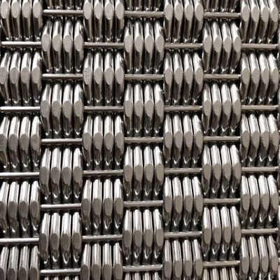 Maillage de tissu métallique en acier inoxydable sur mesure pour le revêtement de façade à grande échelle dans les bâtiments commerciaux urbains
