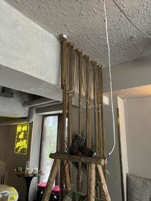 Moustiquaire à chaîne en aluminium de qualité industrielle offrant une protection supérieure contre les mouches et autres insectes volants