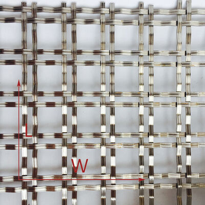 Anodisation de treillis métallique architectural, taille de maille personnalisée, adaptée à la filtration et aux applications architecturales créatives