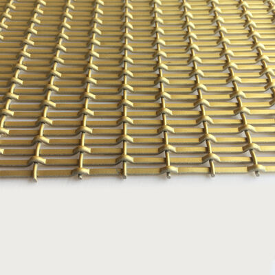 Structure de câble en argent 7 19 Maillage architectural en acier inoxydable avec maillage de type ferrule fournissant et revêtement architectural élégant