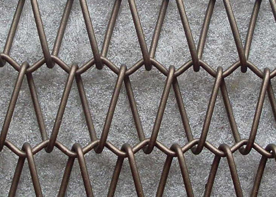 fil en spirale antiusure Mesh Conveyor Belt Fracture Resistance de 6ft