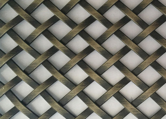 5ft ont serti par replis le terrain découvert décoratif de Mesh Grilles 43,2% de fil d'acier inoxydable