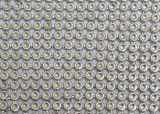 Métal flexible ignifuge Mesh Fabric d'ODM en métal de tissu extérieur intérieur de paillette
