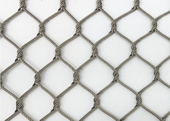 barrière flexible de corde en métal d'impact de Mesh For Animal Enclosures Anti du fil 100x100
